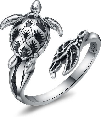 Whale Ring 925 Sterling Silver Orca Ring Sea Animal Jewelry Gifts for Women in Saudi Arabia