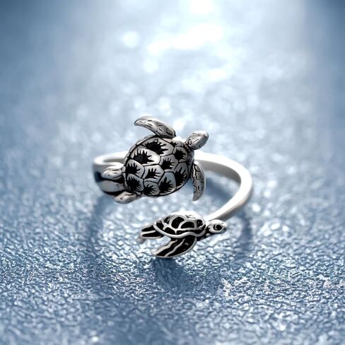 Whale Ring 925 Sterling Silver Orca Ring Sea Animal Jewelry Gifts for Women in Saudi Arabia