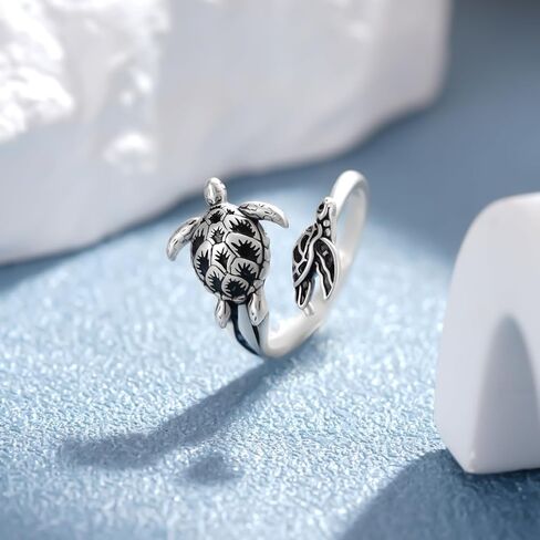 Whale Ring 925 Sterling Silver Orca Ring Sea Animal Jewelry Gifts for Women in Saudi Arabia
