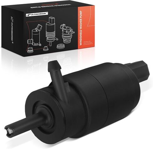 A-Premium Windshield Washer Pump Compatible with BMW 328i, 323i, 318i, 318is, 328i, 328xi, 325i, 325xi, 330i, 330xi, 320i, 325Ci, 323Ci, 328Ci, 330Ci, M3, X5, 530i, 540i, 525i, 528i, 535i xDrive in Saudi Arabia