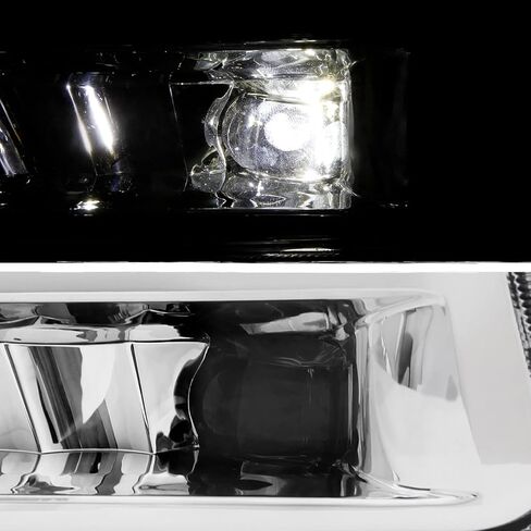 AKKON - Fit 2020-2024 Nissan Titan LED Model OE Style Fog Lights مع مفتاح زوج/مجموعة مصابيح بديلة للعدسات الشفافة in Saudi Arabia
