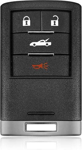Replacement for 2012 2013 2014 2015 Cadillac CTS DTS STS Chevrolet Corvette Key Fob Remote Control M3N5WY7777A 4 Buttons 315MHz in Saudi Arabia