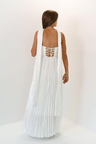 Sweetheart Bridesmaid Dresses Pleated Chiffon Prom Dress A Line Wedding Guest Gowns with Scarf in Saudi Arabia