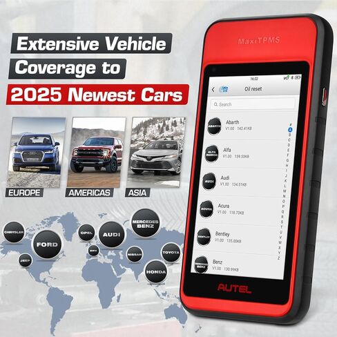 Autel MaxiTPMS ITS600 (E) TPMS Programming Tool, 2025 Complete TPMS Functions as ITS600 Pro Up of TS508WF/ MK808S-TS/ TS900, Relearn/Activate Sensors, Oil Reset EPB BMS SAS, Lifetime Free Updates in Saudi Arabia