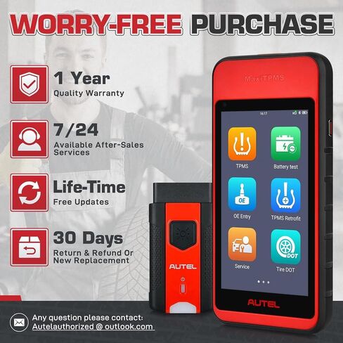 Autel MaxiTPMS ITS600 (E) TPMS Programming Tool, 2025 Complete TPMS Functions as ITS600 Pro Up of TS508WF/ MK808S-TS/ TS900, Relearn/Activate Sensors, Oil Reset EPB BMS SAS, Lifetime Free Updates in Saudi Arabia
