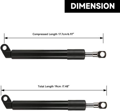 1 Set Rear Hatch Tailgate Lift Support Shock Strut Gate Gas Spring - Compatible for Toyota Hilux SR5 Vigo MK6 MK7 2005-2015 in Saudi Arabia