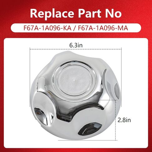 4PCS Wheel Center Caps Hubcap Cover for Ford Explorer 1993-2003 Ford Ranger 1993-2011 Mercury Mountaineer 1997-2001 Replaces F67A-1A096-KA, F67A-1A096-MA in Saudi Arabia
