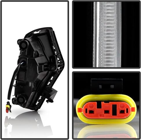 ACANII - For 2019 2020 2021 2022 2023 Toyota RAV4 LED DRL Swicthback Turn Signal LED Bumper Fog Lights Lamps Left+Right in Saudi Arabia