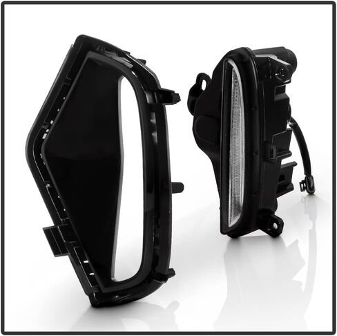 ACANII - For 2019 2020 2021 2022 2023 Toyota RAV4 LED DRL Swicthback Turn Signal LED Bumper Fog Lights Lamps Left+Right in Saudi Arabia