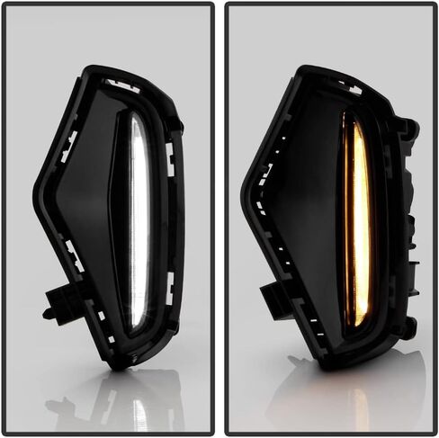 ACANII - For 2019 2020 2021 2022 2023 Toyota RAV4 LED DRL Swicthback Turn Signal LED Bumper Fog Lights Lamps Left+Right in Saudi Arabia