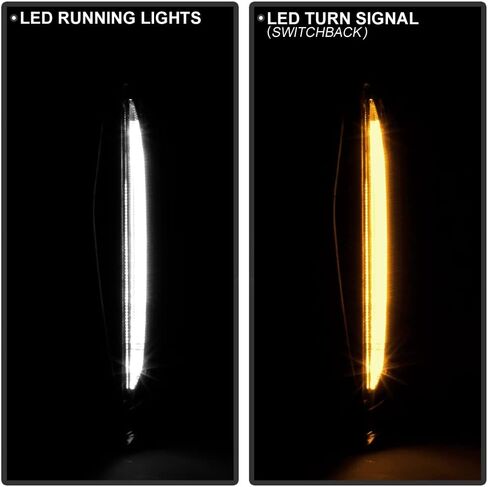 ACANII - For 2019 2020 2021 2022 2023 Toyota RAV4 LED DRL Swicthback Turn Signal LED Bumper Fog Lights Lamps Left+Right in Saudi Arabia