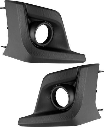 Fog Light Bezel Driver and Passenger Side Fit for Subaru Crosstrek 2018-2020 Replace 57731FL082 SU1039121 57731FL092 SU1038121, Front Driving Lamp Trim Cover with Fog Light Hole, 1 Pair in Saudi Arabia