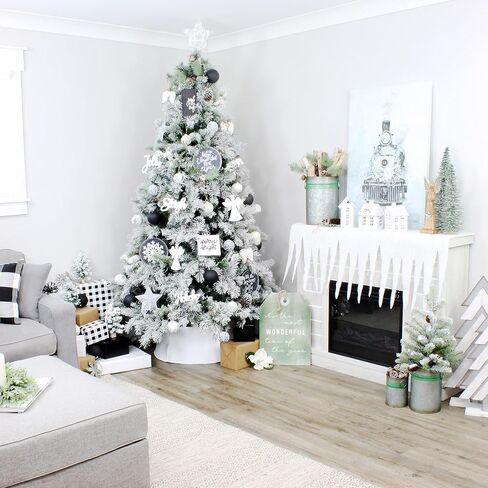 AuldHome Design Wooden Angel Christmas Statue; Farmhouse Holiday Decor Wood and Metal Figurine in Kuwait