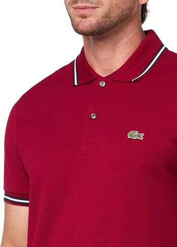 قميص بولو رجالي من Lacoste بمقاس عادي وأكسنت L.12.12 in Saudi Arabia