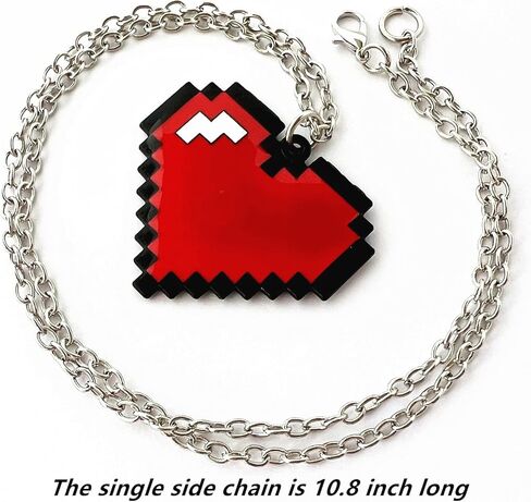 STKTFKK Heart Necklace Metal Necklace Women and Men in Kuwait