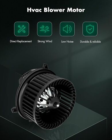 SCITOO 700217 HVAC Blower Motor for Ford Vehicles - AC Heater Blower Motor Fit for 2008-2011 for Ford Focus HVAC Heater Blower Motor with Fan Cage Replacement OE-FO3126132, PM9202, 8S43 19846 AA in Saudi Arabia