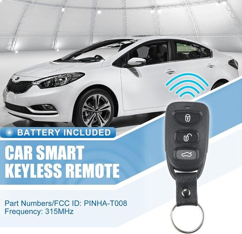 X AUTOHAUX 4 Button Car Keyless Entry Remote Control Key Fob Proximity Smart Fob PINHA-T008/95430-1M100 for Kia Forte 2010-2013 315MHz in Saudi Arabia