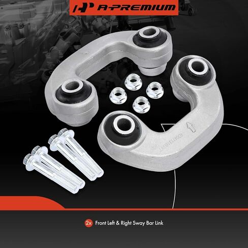 A-Premium 2 x Front Sway Bar Links Stabilizer Bar Links, Compatible with Volkswagen Passat 1998-2005, Audi A4/A4 Quattro 1998-2001, A6/A6 Quattro 1998-2004, RS6 2003-2004, S4 2000-2002, S6 2002-2003 in Saudi Arabia