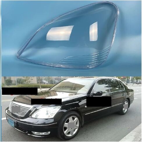 غطاء المصباح السيارة متوافق مع لكزس LS430 1999 2000 2001 2002 2003 البلاستيك كشافات عدسة عاكس الضوء قذيفة استبدال الزجاج (1 قطعة الجانب الأيسر) in Kuwait