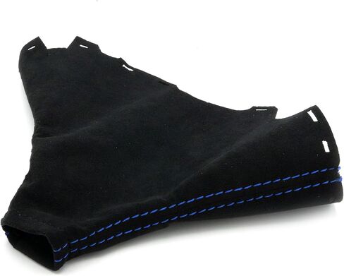 Billetworkz Premium Shift Boot for Subaru WRX Manual (2015-2021) - Made with Genuine Alcantara Material, Red/Black Stitching in Kuwait