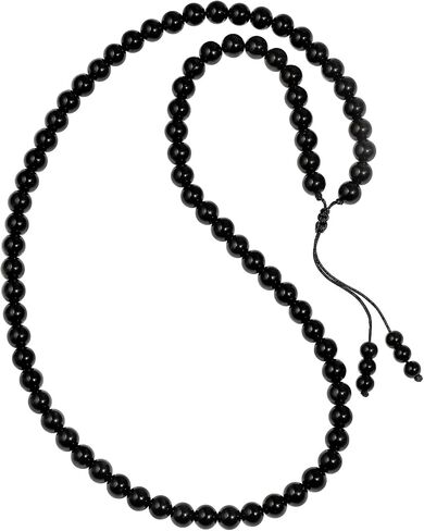 Simple Crystals and Stones Beaded Necklace Protection Balance Meditation Long Necklaces for Women and Men Amulet Jewelry in Saudi Arabia