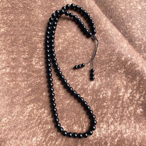 Simple Crystals and Stones Beaded Necklace Protection Balance Meditation Long Necklaces for Women and Men Amulet Jewelry in Saudi Arabia