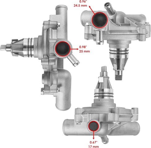 Caltric Water Pump Assembly Compatible with Polaris General 1000 / General 4 1000 2016 2017 2018 2019 2020 2021 in Saudi Arabia