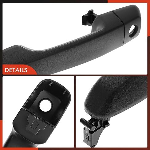 A-Premium Outside Exterior Door Handles Compatible with Toyota 4Runner 2010-2020, Textured Black, 2-PC Set, Front Driver and Passenger Side in Saudi Arabia