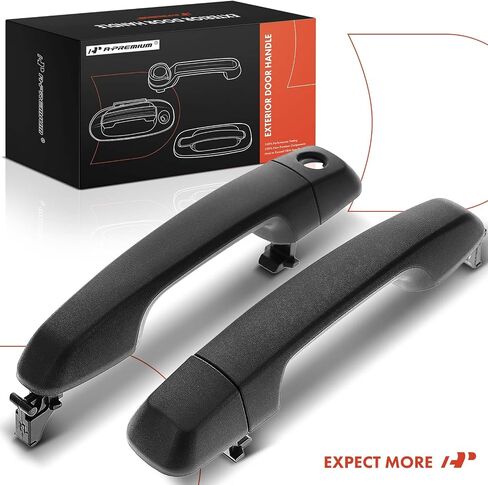A-Premium Outside Exterior Door Handles Compatible with Toyota 4Runner 2010-2020, Textured Black, 2-PC Set, Front Driver and Passenger Side in Saudi Arabia