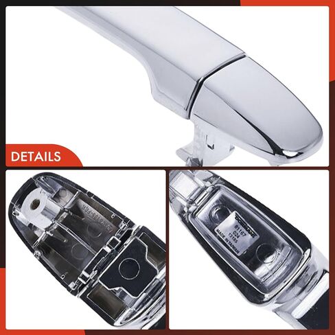 مقبض باب خارجي ممتاز من جانب الراكب الأمامي الأيمن متوافق مع سيارات Toyota Prius وSienna وAvalon وVenza & Subaru Outback وForester وImpreza وLegacy وWRX STI وXV Crosstrek & Scion tC وiQ وChrome in Saudi Arabia
