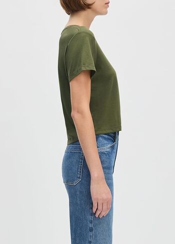 Favorite Daughter Women's Cropped Collegiate Tee in Saudi Arabia