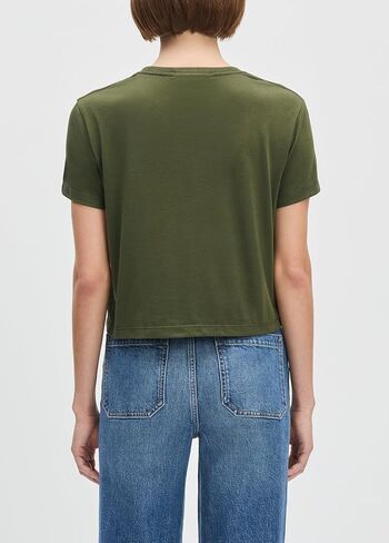Favorite Daughter Women's Cropped Collegiate Tee in Saudi Arabia