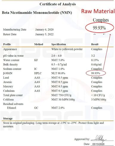 مكمل MAAC10 NMN أحادي نيوكليوتيد النيكوتيناميد الحقيقي (كبسولات NMN 125 ملغ). أقوى سلائف NAD+ وأكثر استقرارًا من الريبوسيد. نحن نستخدم NMN المثبت بدرجة صيدلانية نقية بنسبة 99% (30 قطعة) in Kuwait