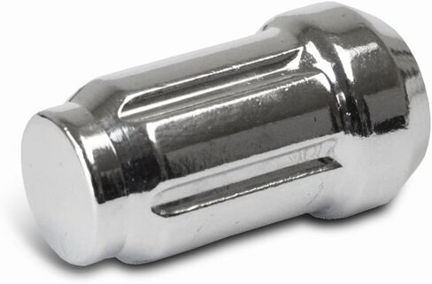 Smart Parts 24 PC 12x1.25 Neo Chrome Closed End Spline Drive Acorn Lug Nuts Key 1.4" Length in Saudi Arabia