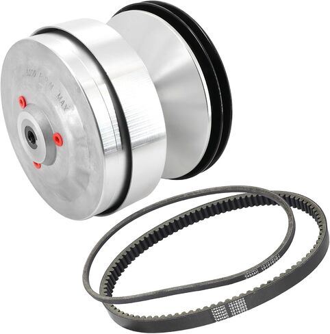 Golf Cart Clutch Drive Belt & Starter Generator Belt Replacement for Club Car DS 1997-up & Precedent 2004-up Gas Models, Set of 2, Replacement OEM# 101916701, 1016203 in Saudi Arabia