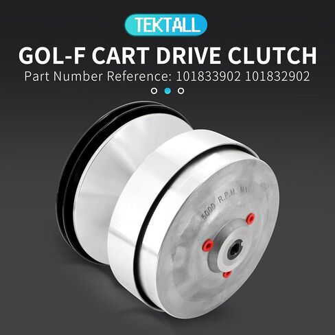 Golf Cart Clutch Drive Belt & Starter Generator Belt Replacement for Club Car DS 1997-up & Precedent 2004-up Gas Models, Set of 2, Replacement OEM# 101916701, 1016203 in Saudi Arabia