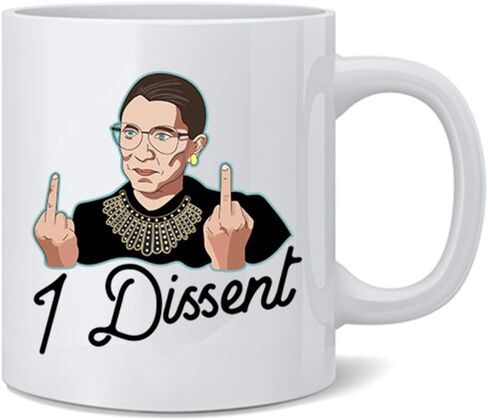 Notorious R.B.G. Ruth Bader Ginsburg Ceramic Coffee Mug Tea Cup Fun Novelty Gift 12 oz in Saudi Arabia