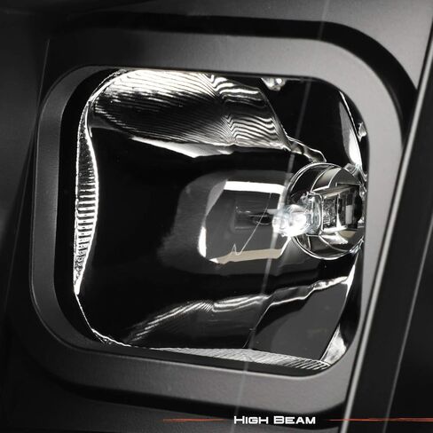AKKON - Fits 2016-2024 Nissan Titan Projector Headlights w/Tube LED Signal- Black Smoke Pair Housing in Saudi Arabia