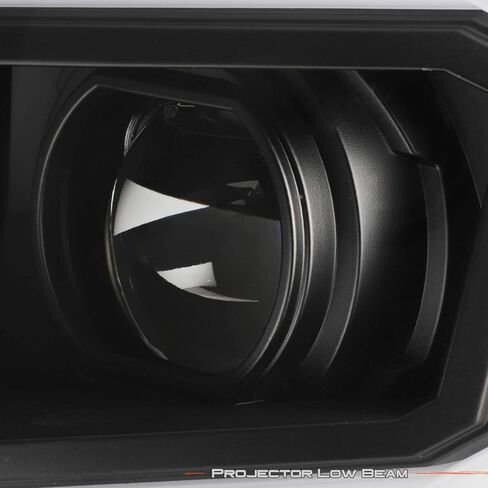 AKKON - Fits 2016-2024 Nissan Titan Projector Headlights w/Tube LED Signal- Black Smoke Pair Housing in Saudi Arabia