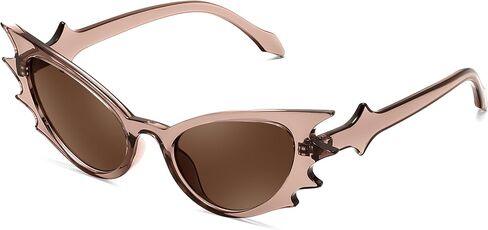FEISEDY Women Men Cat Eye Sunglasses Bat Shades, Women's Funny Party Sunglasses for Halloween B9165 in Saudi Arabia