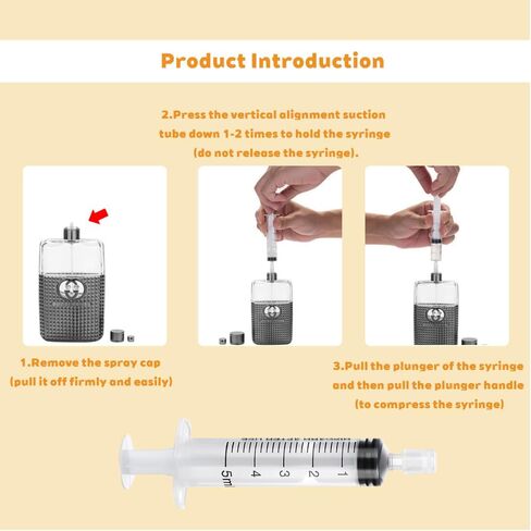 مجموعتان من مجموعات استخلاص العطور، موزع 10 قطع، زجاجتان لإعادة التعبئة، أداة نقل مضخة موزع لمستخرج الحقنة أثناء السفر قابلة لإعادة الملء in Kuwait