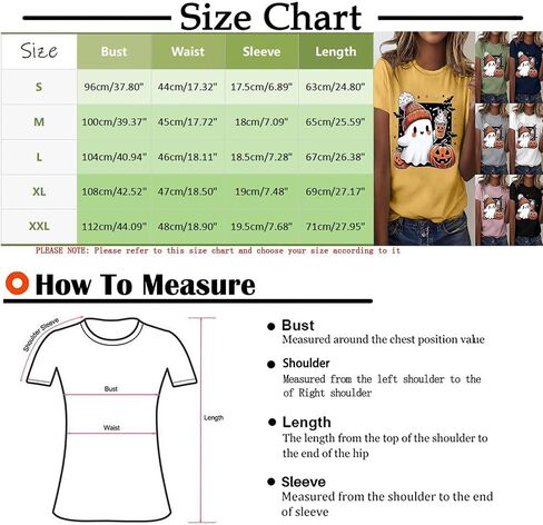 Halloween Shirts for Women Cute Ghost Shirt Fall Pumpkin Tshirt Coffee Lover Graphic Tees Casual Short Sleeve Tops in Saudi Arabia