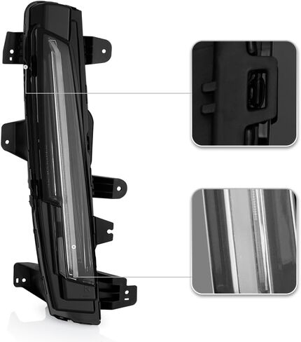 KEEKPO - For 2021 2022 2023 2024 Cadillac Escalade LED DRL Daytime Running Light Signal Lamp Replacement Passenger Side in Saudi Arabia