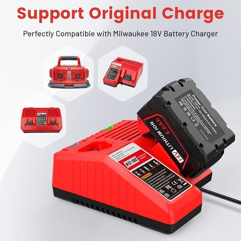 2 حزمة 8.0AH 18V بطارية in Kuwait