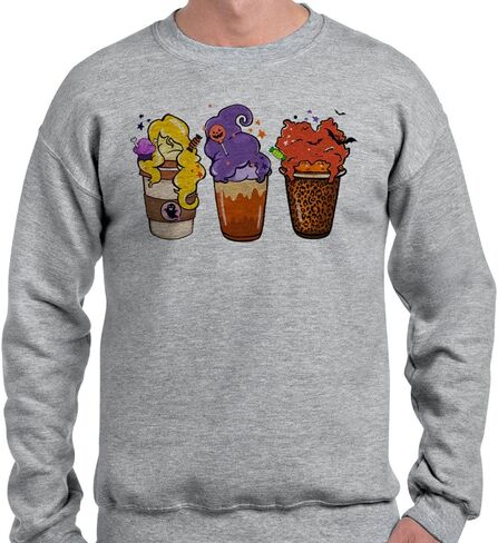 TeesAndTankYou Hocus Pocus Coffee Sweatshirt Unisex in Saudi Arabia