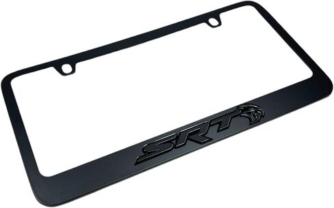 Eurosport Daytona - متوافق مع -، SRT مع Hellcat Charcoal UV المباشر على الأكريليك الأسود - إطار لوحة الترخيص الأسود in Saudi Arabia