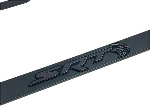 Eurosport Daytona - متوافق مع -، SRT مع Hellcat Charcoal UV المباشر على الأكريليك الأسود - إطار لوحة الترخيص الأسود in Saudi Arabia