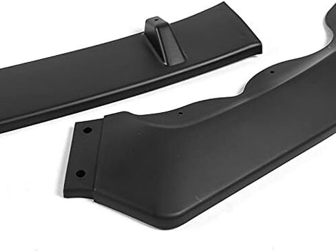 EPARTS 3 قطع نمط الجبهة الوفير الشفاه المفسد الفاصل الذقن الجانب طقم الجسم حماية تقليم متوافق مع 2013-2016 فورد فيوجن / مونديو (مطلية باللون الأسود) in Kuwait