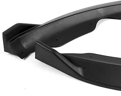 EPARTS 3 قطع نمط الجبهة الوفير الشفاه المفسد الفاصل الذقن الجانب طقم الجسم حماية تقليم متوافق مع 2013-2016 فورد فيوجن / مونديو (مطلية باللون الأسود) in Kuwait