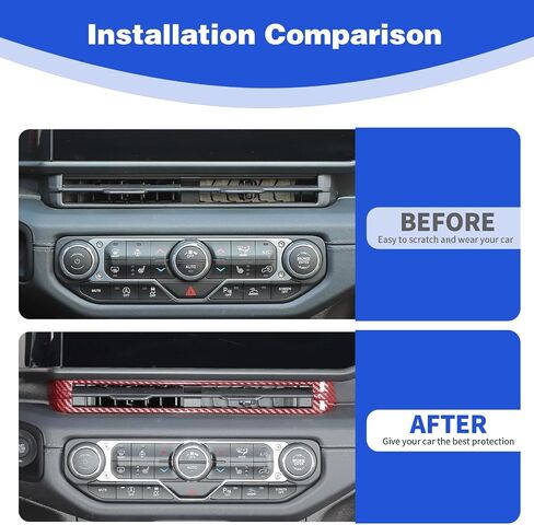 لـ 2024 Jeep JL Dash Center غطاء فتحة تهوية الهواء من ألياف الكربون الحمراء متوافق مع 2024 Jeep Wrangler JL JLU & Gladiator JT ملحقات داخلية من ألياف الكربون الحمراء in Saudi Arabia